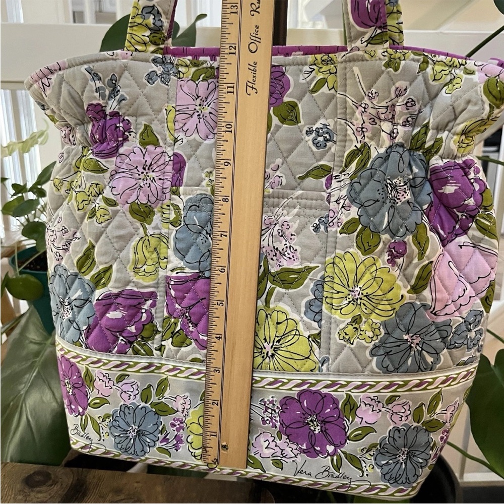 Vera Bradley Laura Cinch Tote in Watercolor Floral - Picture 11 of 14